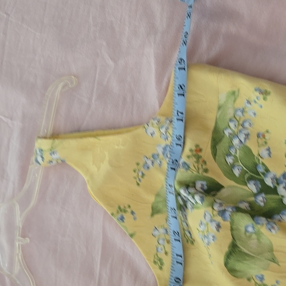 Yellow and Green Floral Dress - Picture 6 of 7